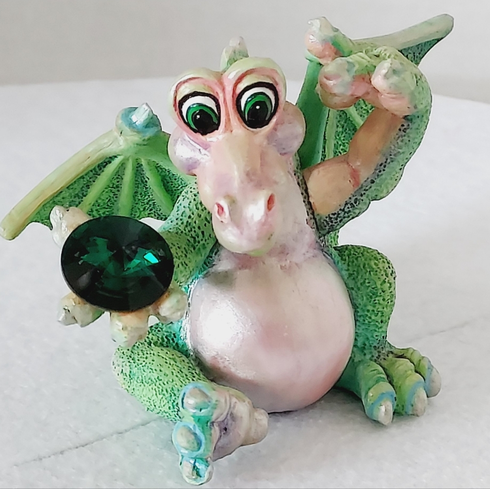 ❤️Set of TWO Franklin Mint Limited Editions Mood Dragons Vintage🤍 - Picture 5 of 15